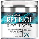 Retinol Cream for Face – Facial Moisturizer with Hyaluronic Acid and Collagen – Hydrating Face Lotion for Women and Men – Day and Night Anti-Aging Moisturizing Cream – For All Skin Types REMEDIAL