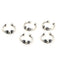Victray Boho Hair Braid Rings Hair Clip Fahion Hair Accessories for Women and Girls Pack of 5(silver) Victray