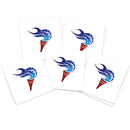 Olympic Torch Temporary Tattoos (10-PACK) | Skin Safe | MADE IN THE USA| Removable Fashiontats