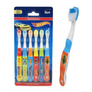 Brush Buddies Hot Wheels 6pk Toothbrush | Pack of 1 Brush Buddies