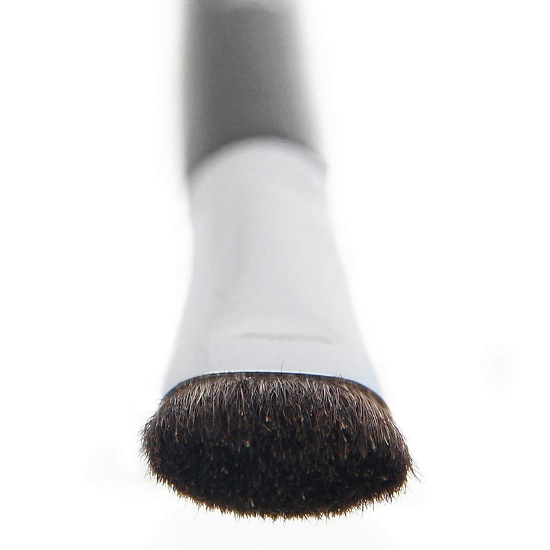Professional Shader Eyeshadow Brush - Beauty Junkees pro All Over Short Flat Shader Eye Makeup Brush with Dense Rounded Natural Hair Bristles to Pack Eye Shadow Powder on Eyelid; Premium Quality Beauty Junkees