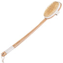 Shower Brush - 20 inch - Long Handle Bath Brush for Exfoliating, Detachable Natural Bristle Back Scrubber. Men Love This! Use Wet or Dry – Makes a Great Gift (Firm) rengöra