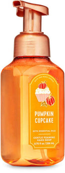 White Barn Candle Company Bath and Body Works Gentle Foaming Hand Soap w/Essential Oils- 8.75 fl oz - Fall 2020 - Many Scents! (Pumpkin Cupcake - Pumpkin Vanilla & Honey) White Barn Candle Company Bath and Body Works