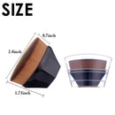 2 PCS Foundation Makeup Brush Flat Top Kabuki Hexagon Face Blush Liquid Powder Foundation Brush for Blending Liquid, Cosmetics with Bonus Protective Case(Black & Pink) Amtidy