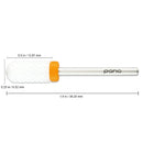 PANA 3/32" Shank Size Professional USA - Smooth Top Large Barrel White Ceramic Bit 2X Coarse Grit - Nail Drill Bit for Dremel Machine PANA