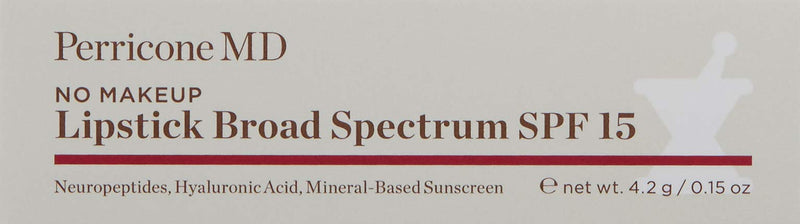 Perricone MD No Makeup Lipstick Broad Spectrum SPF 15 0.15 Ounce Perricone MD