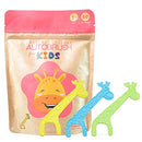 AutoBrush for Kids Strawberry Dental Flossers - First Nano-hap (Nano Hydroxyapatite) Infused Floss Picks (1-Pack) AutoBrush