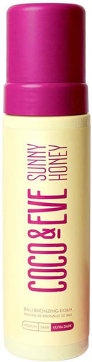 Coco & Eve Sunny Honey Bali Bronzing Foam (Ultra Dark). Natural Sunless Self Tanner Mousse. Anti Cellulite, Anti Aging, Organic Sunless Self Tanning Lotion Coco & Eve