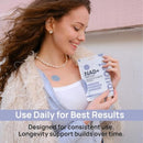 DUORI NAD+ Patch - Healthy Aging - NMNH - Resveratrol - CoQ10 - Lion's Mane - NAD+ - Vegan Daily Patch - 30 Patches Infinity Warehouse