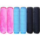 Makeup Remover Towel (6 Pack), Reusable Microfiber Makeup Remover Cloth Removing All Makeup with Just Water 12" X 6" - Hot Pink/Blue/Black ZYMLOVE