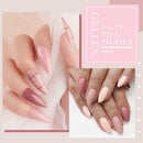 Gel Nail Polish Kit - Gellen 16 Colors Gel Polish Series, With Top&Base Coats, Warm Earth Tones Classic Brown/Nude/Red/Pins Fall Winter Home Gel Manicure Kit GELLEN