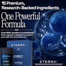 Eternity NAD+ Supplement + Resveratrol - 1050 mg - 15 Advanced Ingredients to Support Energy & Healthy Aging, Healthy Skin, Immune, Green Tea, Quercetin, CoQ10, Milk Thistle - 1 Month Supply Infinity Warehouse