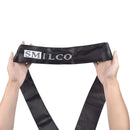 2 PCS Black Satin Edge Laying Scarf Wrap for Hair Wig Wrap Grip Band 58 X 3 Inches for Women Lace Frontal Wigs Makeup Facial Sport Yoga (black) Bevisun