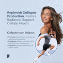ELYSIUM Cofactor – 4-in-1 Collagen Peptides Powder w/NAD+, Hyaluronic Acid & Vitamin C for Skin, Hair, Nails, Joints & Cellular Health, Collagen Supplements for Men & Women – Unflavored, 28 Servings Infinity Warehouse