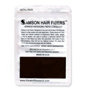 Samson Hair Fibers for Thinning Hair - 100% Undetectable Natural Formula - Completely Conceals Hair Loss in Seconds. Covers bald spots. Thicken your hair instantly - 25 Grams Refill (DARK BROWN) SAMSON HAIR FIBERS