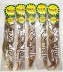 [ Pack of 5 ] RastAfri Pre-Stretched Silky Braiding Hair (