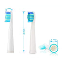 Electric Toothbrush Replacement Heads x5 Compatible with Fairywill FW-507/508/551/917/959, FW-D1/FW-D3/FW-D7/FW-D8, YUNCHI Y1 - White Smarterrcare