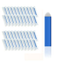 Pinkiou Eyebrow Henna Microblading Needles Disposable Medical Grade SUS316 18U Microblade Blade for Brow Lamination Makeup MicroPigmentation (Pack of 50) Pinkiou