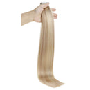 Fshine Tape In Hair Extensions 16 Inch Invisible PU Tape In Hair Color 16 Highlighted 22 Blonde Tape On Hair Extensions 20Pcs Soft And Silky Tape In Hair 50 Grams Seamless Tape In Hair Fshine Store