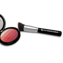 Flat Angled Kabuki Bronzer Brush - Beauty Junkees Contour Brush with Soft Dense Synthetic Bristles for Contouring, Blending, Buffing with Powder Cream Liquid Cosmetics, Vegan Makeup Brushes Beauty Junkees