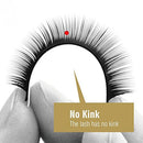 Lashview 0.20mm C Curl 14mm Ellipse Flat Eyelash Extensions Application-friendly Lashes Pro Use LASHVIEW