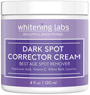 Dark Spot Corrector Face Body Cream. Spot Fade Remover Diminisher for Men and Women 4 OZ WhiteningLabs