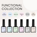 CANNI 6Pcs 9ml Hema-Free Nail Dehydrator Primer, Base Coat Reinforce Diamond Gel Top Coat and Matte Top Coat Gel Nail Polish Set, Soak Off LED Nail Gel Polish Set Nail Art Starter Manicure Salon Infinity Warehouse