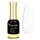 VENALISA Gel Nail Polish, 12ml Pure White Color Soak Off UV LED Nail Gel Polish Nail Art Starter Manicure Salon DIY at Home, 0.43 OZ V VENALISA