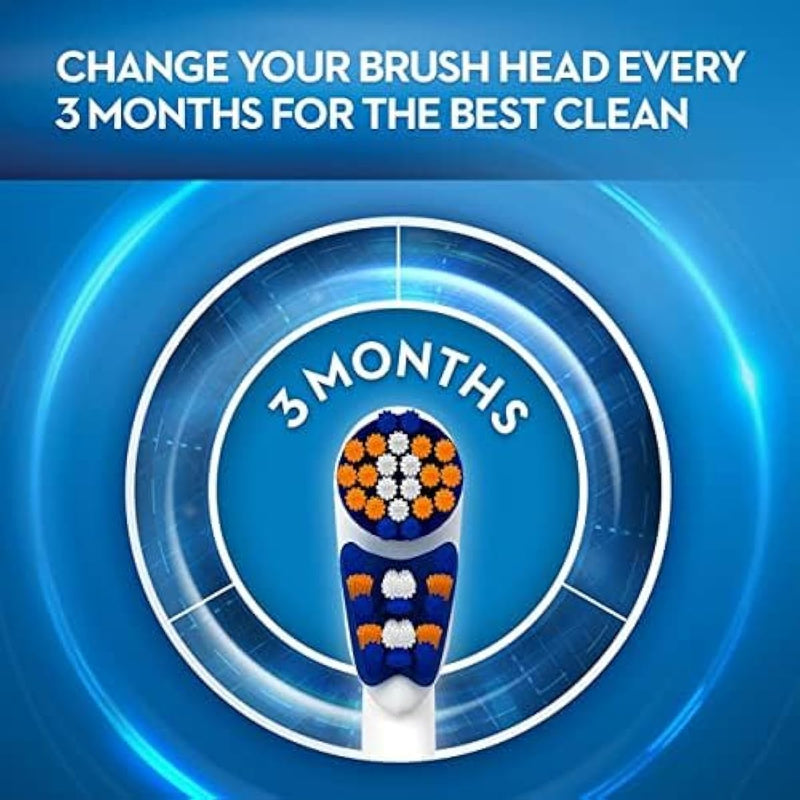 Oral B CrossAction Power Whitening Replacement Head-2 ct, 2 pk - Infinity Warehouse