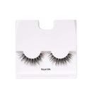 KISS Lash Couture LuXtensions Collection False Eyelashes, Flat Lash Technology, Super Slim Lash Band, Real Lash Extension Fibers, Reusable, Contact Lens Friendly Strip Lashes, Style Royal Silk, 1 Pair KISS