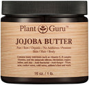 Jojoba Body Butter 16 oz. 100% Pure Raw Fresh Natural Cold Pressed. Skin Body and Hair Moisturizer, DIY Creams, Balms, Lotions, Soaps. Plant Guru