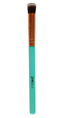 Mini Precision Flat Top Kabuki Brush - Mypreface Rose Golden Synthetic Flat Top Kabuki Makeup Brush Best for Acne and Undereye Blending for Maximum Coverage Mypreface