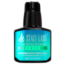 STACY LASH Extra Strong Evolution Advanced Eyelash Extension Glue (0.17fl.oz/5ml)/ 1Sec Dry /6Weeks Retention/Black Adhesive/Lash Tech Supplies Infinity Warehouse