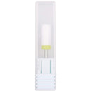 PANA Professional 3/32" Shank Size - Flat Top Small Barrel White Ceramic Bit - Nail Drill Bit for Dremel Machine Pana