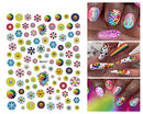 NailsGod Happy Face Flower Nail Sticker Generic