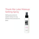 Thank Me Later Makeup Setting Spray: Long Lasting, Facial Mist Setting Spray with Matte Finish and Oil Control for Face and Skin Care. Weightless Make Up Sealer Spray by Elizabeth Mott (3.21 oz) Elizabeth Mott