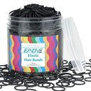 EAONE 1500Pcs Small Hair Bands Baby Hair Ties Tiny Elastics Rubber Bands for Girls and Women with Box Packaged, Black EAONE