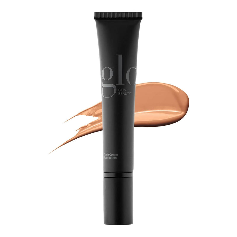 Glo Skin Beauty Satin Cream Foundation Makeup for Face, Natural Fair - Full Coverage, Semi Matte Finish, Conceal Blemishes & Even Skin Tone Infinity Warehouse