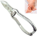Camila Solingen CS13 Large Heavy Duty Toe Nail Clipper for Thick Nails, Manicure and Pedicure & CS19 Large Professional Sapphire Metal Nail File for Fingernail and Toenail, Made in Solingen, Germany Camila Solingen