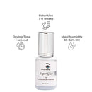 All in Beauty Eyelash Extension Super Glue, False Eyelash Adhesive, Lash Extension Supplies for Professionals Eyelashes Artists, Powerful Bonding Adhesive, 1 Second Drying time (5ml) All in beauty