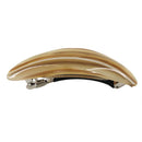 Yeshan Women Barrettes for thick hair with Tortoise Shell Strip colors Acrylic French Hair clips for Ladies,Pack of 6 Yeshan