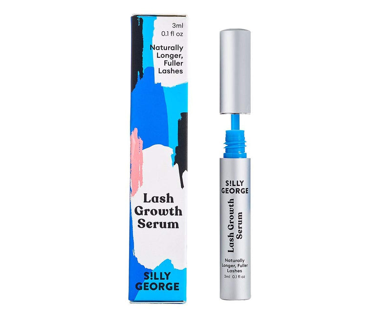 Silly George Lash Growth Serum | Eyelash & Eyebrow Growth Enhancer, Promotes Natural, Thicker, Fuller, and Longer Eyelashes & Bold Eyebrows | Cruelty Free Silly George