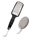 The Original Pumice Stone for Feet and Foot File Set – Rust-Resistant Stainless Steel Foot Scrubber, Scraper, or Callus Remover and Stone Help Smooth Rough, Dry Heels and Feet – Spa and Pedicure Items Brantens