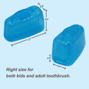 20 Pack Travel Toothbrush Head Covers, V-TOP Portable Toothbrush Caps Case Protector for Home and Outdoor (Plastic) V-TOP