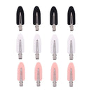12 Pieces No Bend Hair Clips, No Crease Hair Clips, Makeup Clips for Hairstyling (Black&Pink&White) AUTOYU