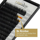 Lashview Ellipse Flat False Eyelash Extensions Extremely Soft Application-friendly Lashes 0.20mm D Curl 15mm LASHVIEW