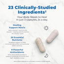 VitaMedica Clinical Support Formula - Wound Healing & Bruising - Pre & Post-Op Surgery Essential & Injury Recovery Multivitamin Supplement Infinity Warehouse