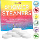 Shower Steamers - Aromatherapy Steamer Shower Bombs for Women with Eucalyptus and Essential Oils –Variety Gift Set of Six Tablets Best for Melting Stress and Relaxing - Unique Gifts for Women Mommy Wiz