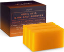 VALITIC Kojic Acid Dark Spot Remover Soap Bars with Vitamin C, Retinol, Collagen, Turmeric - Original Japanese Complex Infused with Hyaluronic Acid, Vitamin E, Shea Butter, Castile Olive Oil (2 Pack) Infinity Warehouse