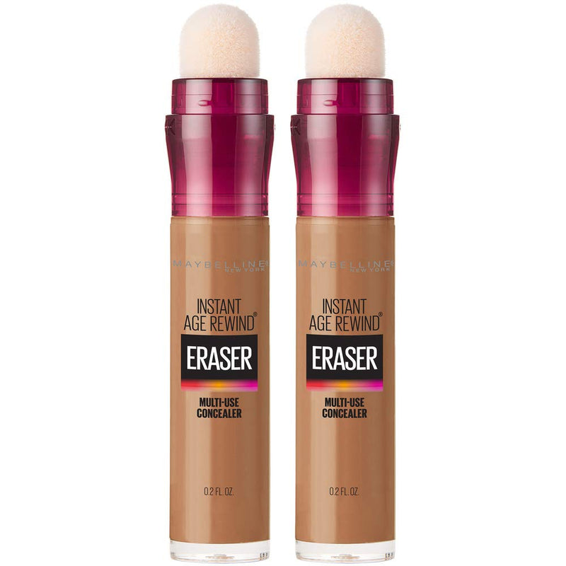 Maybelline Instant Age Rewind Eraser Dark Circles Treatment Multi-Use Concealer, Warm Olive, 0.2 Fl Oz (Pack of 2) (Packaging May Vary) Maybelline New York
